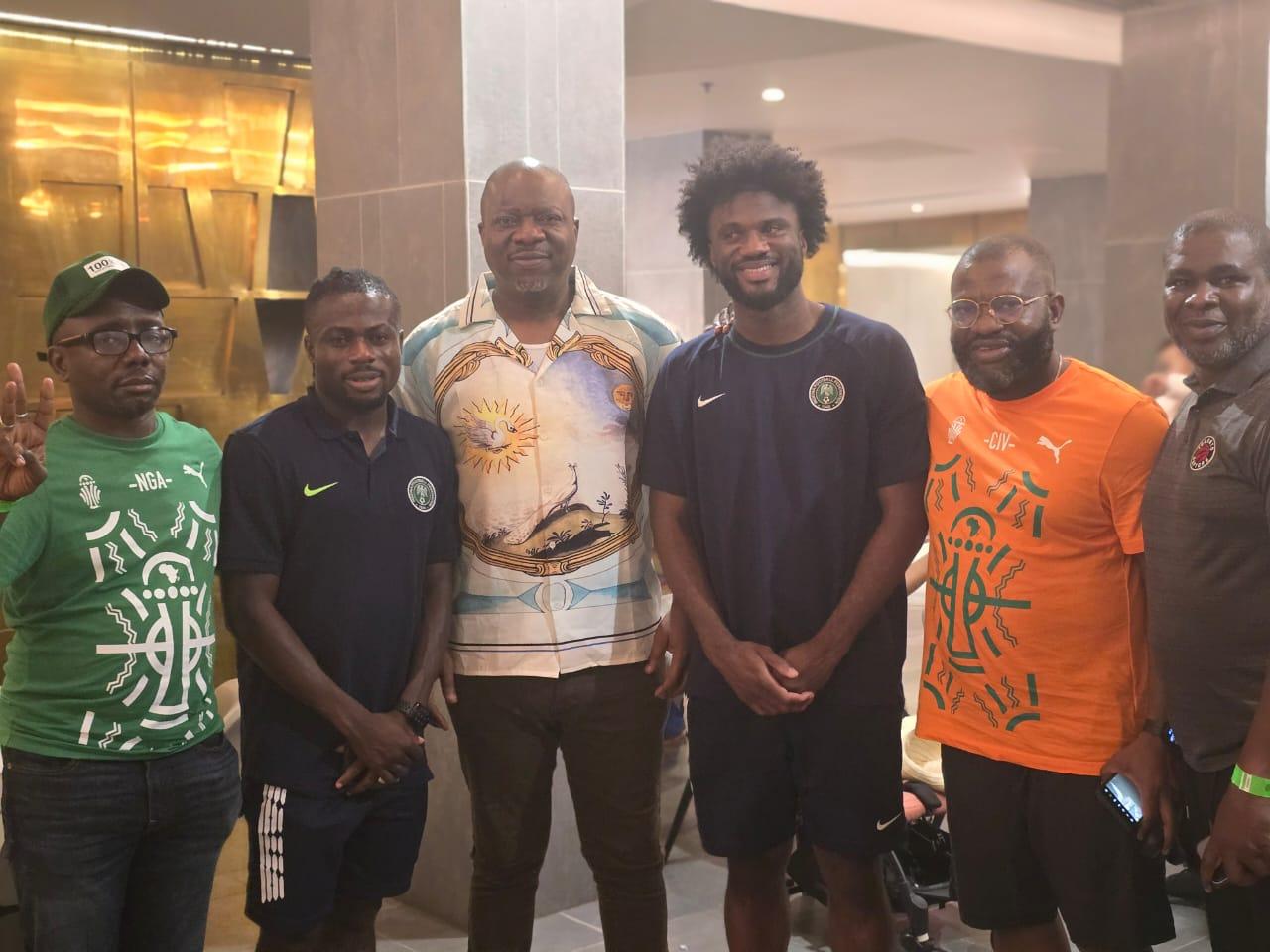 Photo: Super Eagles’ dinner at Pullman Hotel Abidjan