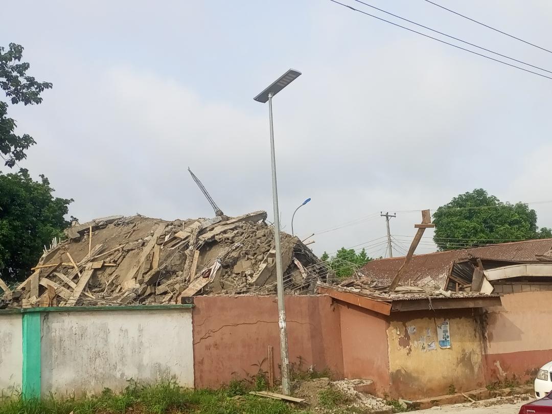 Two-storey building collapses in Ebonyi, injures two people
