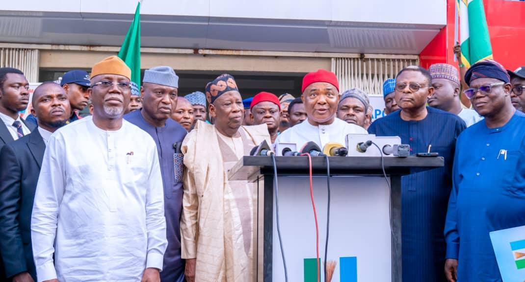 Photo: Uzodimma, other APC governors visit Ganduje
