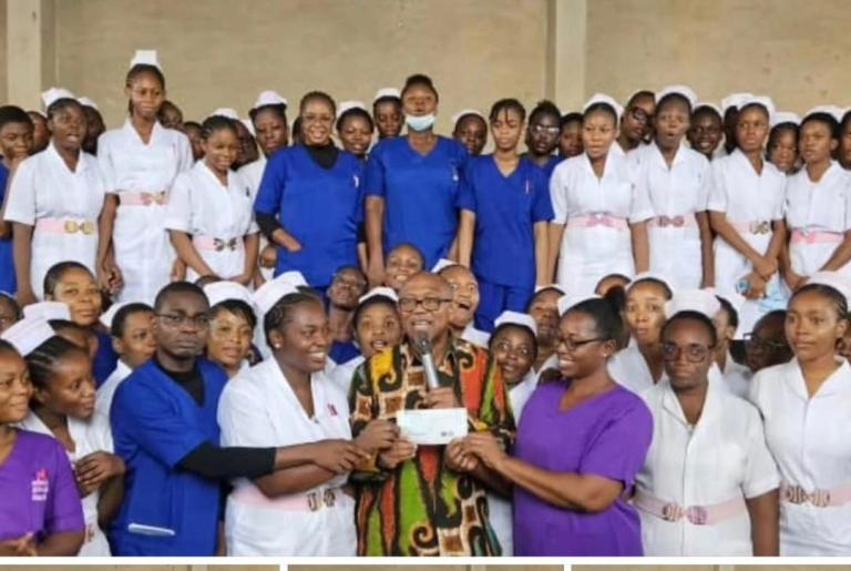 Obi donates ₦15m to Philomena College of Nursing, reaffirms commitment to human capital development